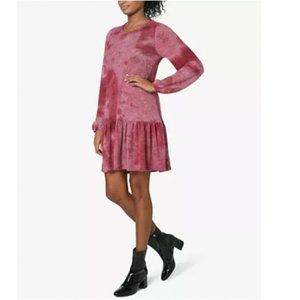 🌼 Ultra Flirt Tie Dye Drop Waist Knit Tunic Dress, M NWT
